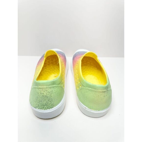 London Fog Girl Shoes Size 3 Rainbow Slip On Casual School Shoes - Picture 6 of 7